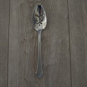 Oneida Serving Flatware PRINCETON Pierced Slotted‎ Serving Spoon 18/10 Stainless